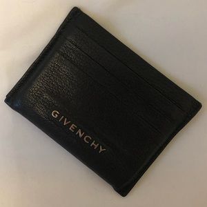 Givenchy leather card holder - black